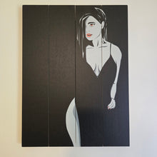 Load image into Gallery viewer, Lady Wooden Panel Wall Art Decor